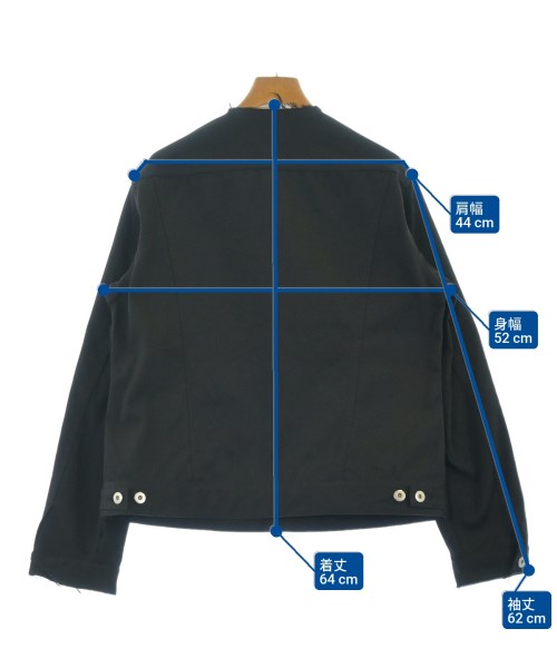 BLACK COMME des GARCONS（ブラックコムデギャルソン）ブルゾン 黒 サイズ:M メンズ/2200623320013