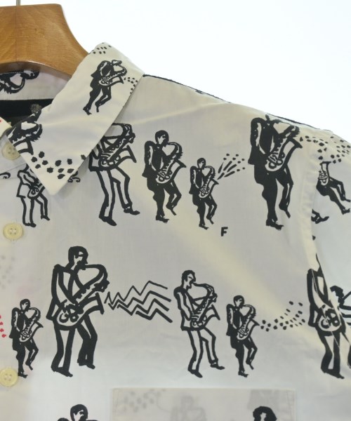 BLACK COMME des GARCONS（ブラックコムデギャルソン）カジュアルシャツ 白 サイズ:L メンズ/2200637218115