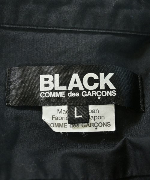 BLACK COMME des GARCONS（ブラックコムデギャルソン）カジュアルシャツ 黒 サイズ:L メンズ/2200637355049
