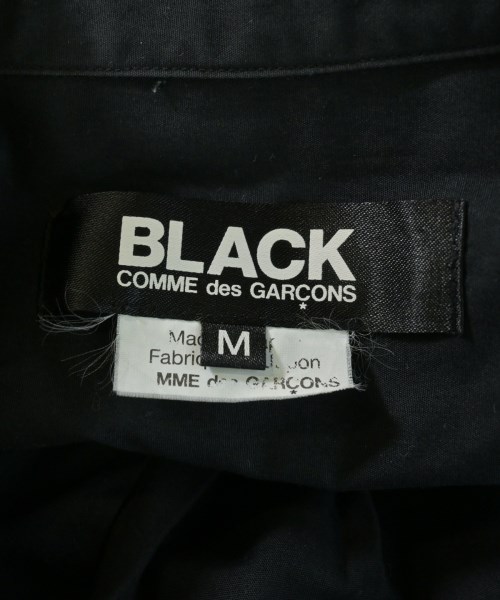 BLACK COMME des GARCONS（ブラックコムデギャルソン）カジュアルシャツ 黒 サイズ:M メンズ/2200637355056