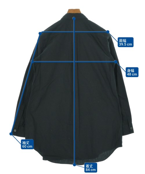 BLACK COMME des GARCONS（ブラックコムデギャルソン）カジュアルシャツ 黒 サイズ:M メンズ/2200637355056