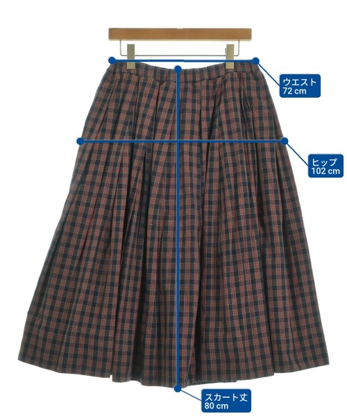 BLACK COMME des GARCONS（ブラックコムデギャルソン）ロング・マキシ丈スカート 紺 サイズ:S レディース/2200636391314