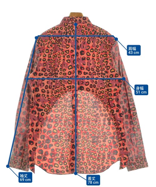 BLACK COMME des GARCONS（ブラックコムデギャルソン）カジュアルシャツ ピンク サイズ:XL メンズ/2200638486377