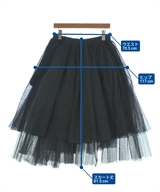 BLACK COMME des GARCONS（ブラックコムデギャルソン）ロング・マキシ丈スカート 黒 サイズ:S レディース/2200638589016