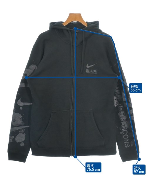 BLACK COMME des GARCONS（ブラックコムデギャルソン）パーカー 黒 サイズ:XL メンズ/2200638877045