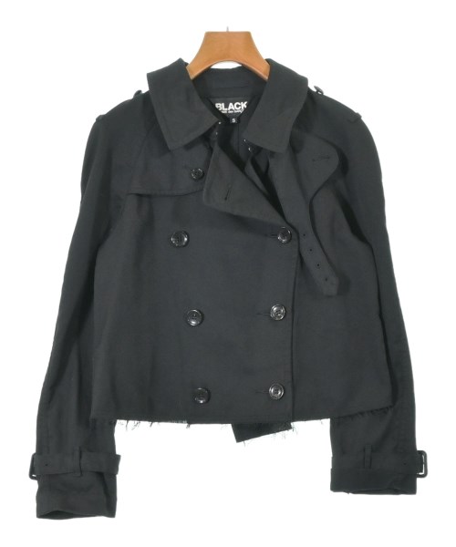BLACK COMME des GARCONS(ブラックコムデギャルソン)トレンチコート 黒 サイズ:S/2200624886310