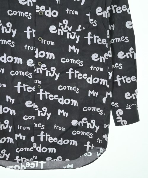 BLACK COMME des GARCONS（ブラックコムデギャルソン）カジュアルシャツ 黒 サイズ:XS レディース/2200640741020
