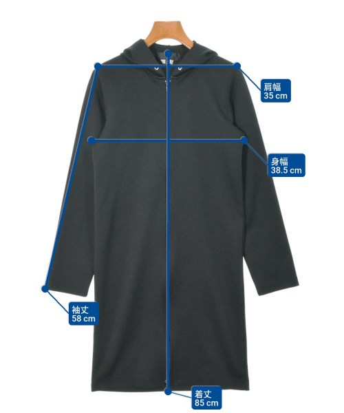 BLACK COMME des GARCONS（ブラックコムデギャルソン）パーカー 黒 サイズ:S レディース/2200640741075