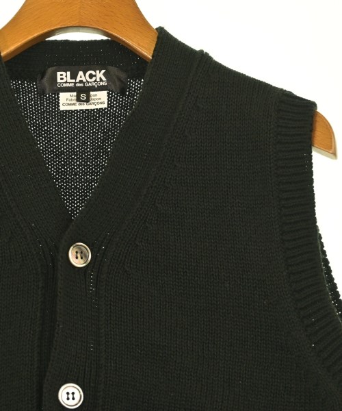 BLACK COMME des GARCONS（ブラックコムデギャルソン）ベスト 黒 サイズ:S レディース/2200641013034
