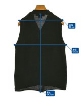 BLACK COMME des GARCONS（ブラックコムデギャルソン）ベスト 黒 サイズ:S レディース/2200641013034