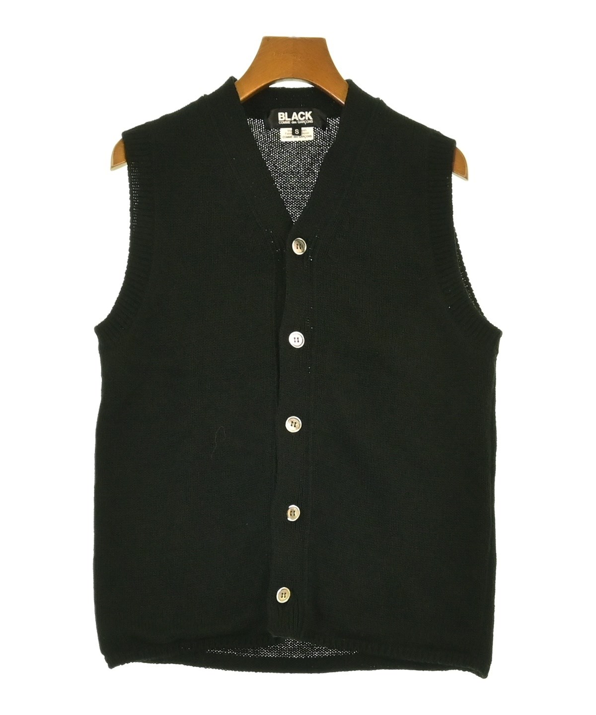 BLACK COMME des GARCONS（ブラックコムデギャルソン）ベスト 黒