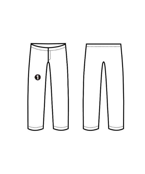 BLACK COMME des GARCONS（ブラックコムデギャルソン）クロップドパンツ 黒 サイズ:M レディース/2200642245038