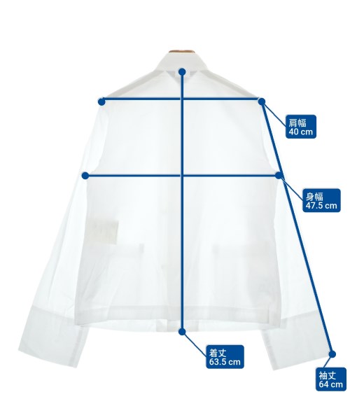 BLACK COMME des GARCONS（ブラックコムデギャルソン）カジュアルシャツ 白 サイズ:M メンズ/2200642535016