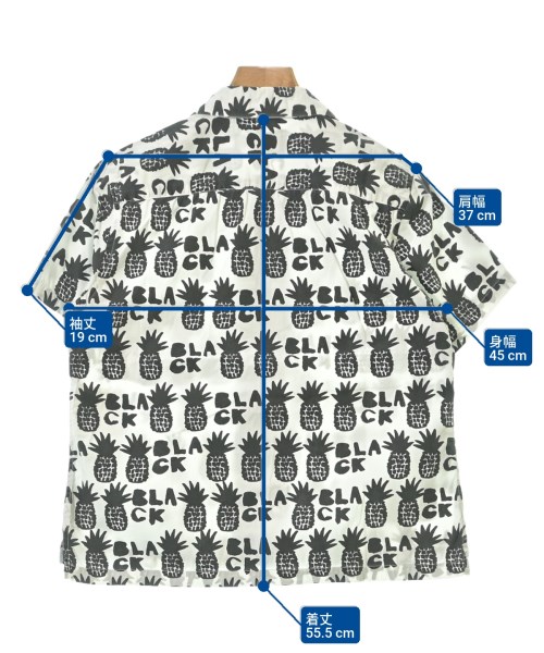BLACK COMME des GARCONS（ブラックコムデギャルソン）カジュアルシャツ 白 サイズ:M レディース/2200632963119