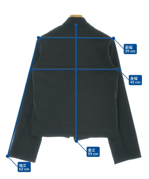 BLACK COMME des GARCONS（ブラックコムデギャルソン）カジュアルジャケット 黒 サイズ:S レディース/2200643276017