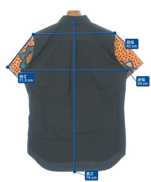 BLACK COMME des GARCONS（ブラックコムデギャルソン）カジュアルシャツ 黒 サイズ:L メンズ/2200643756113