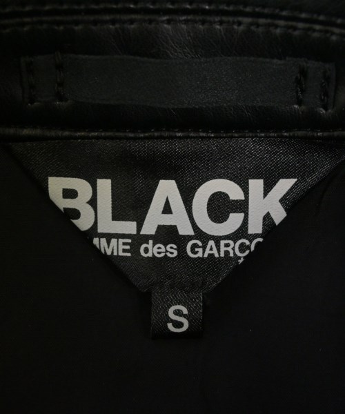 BLACK COMME des GARCONS（ブラックコムデギャルソン）ライダース 黒 サイズ:S レディース/2200644443043