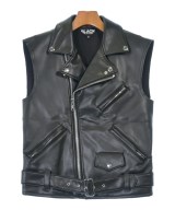 BLACK COMME des GARCONS（ブラックコムデギャルソン）ライダース 黒 サイズ:S レディース/2200644443043