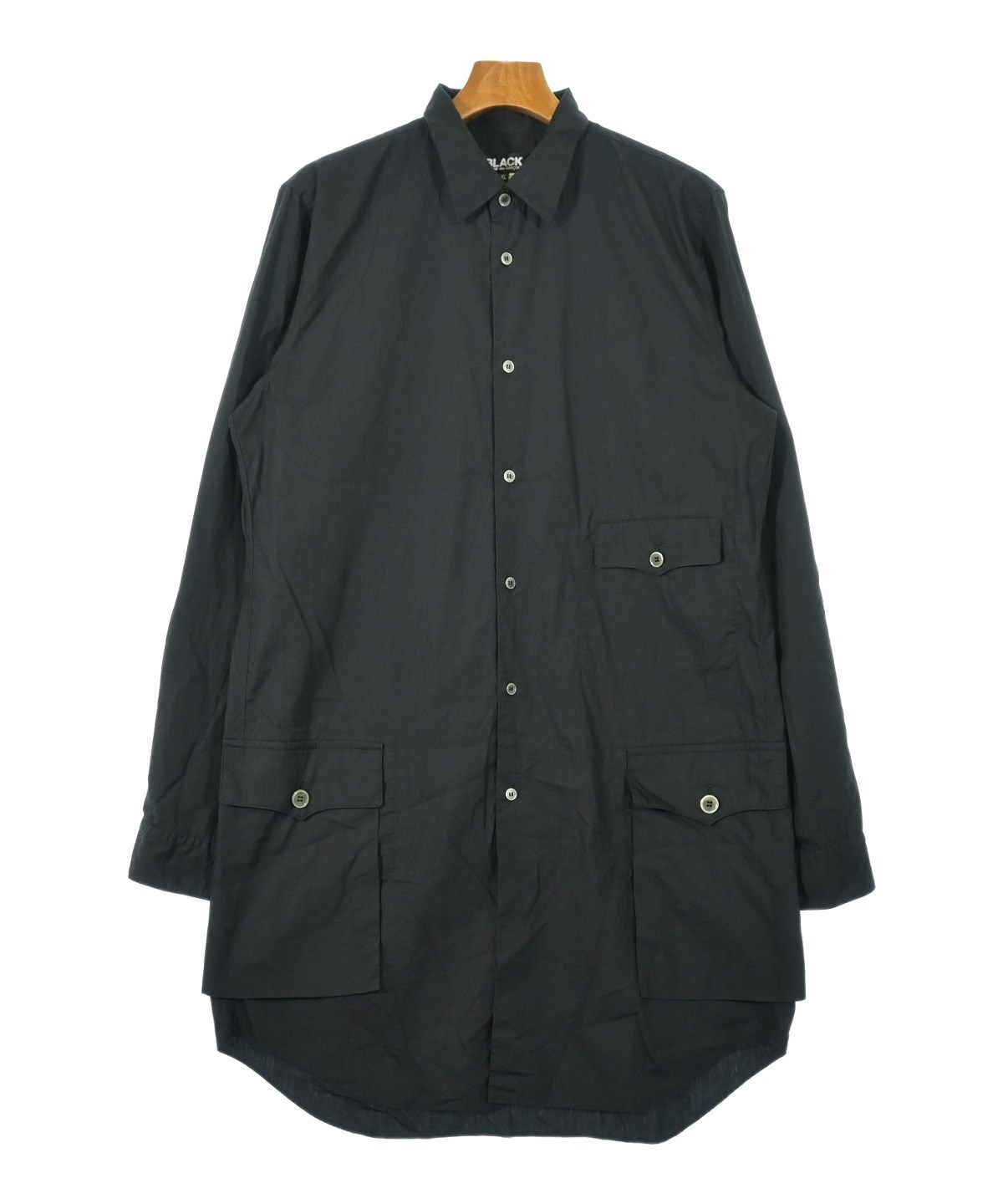 COMME des GARCONS BLACK コムデギャルソン フリルシャツ