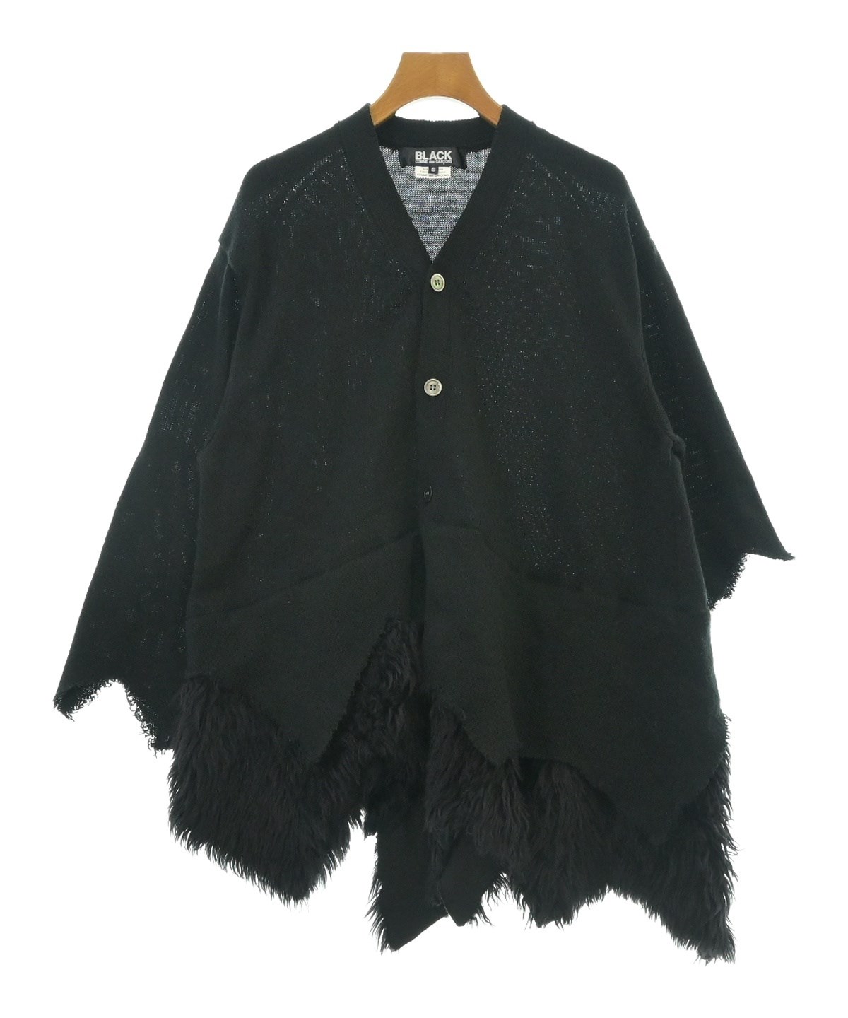 COMME des GARÇONS ブラックカーディガン S コムデギャルソン シャツ フォーエバー カーディガン ブラック