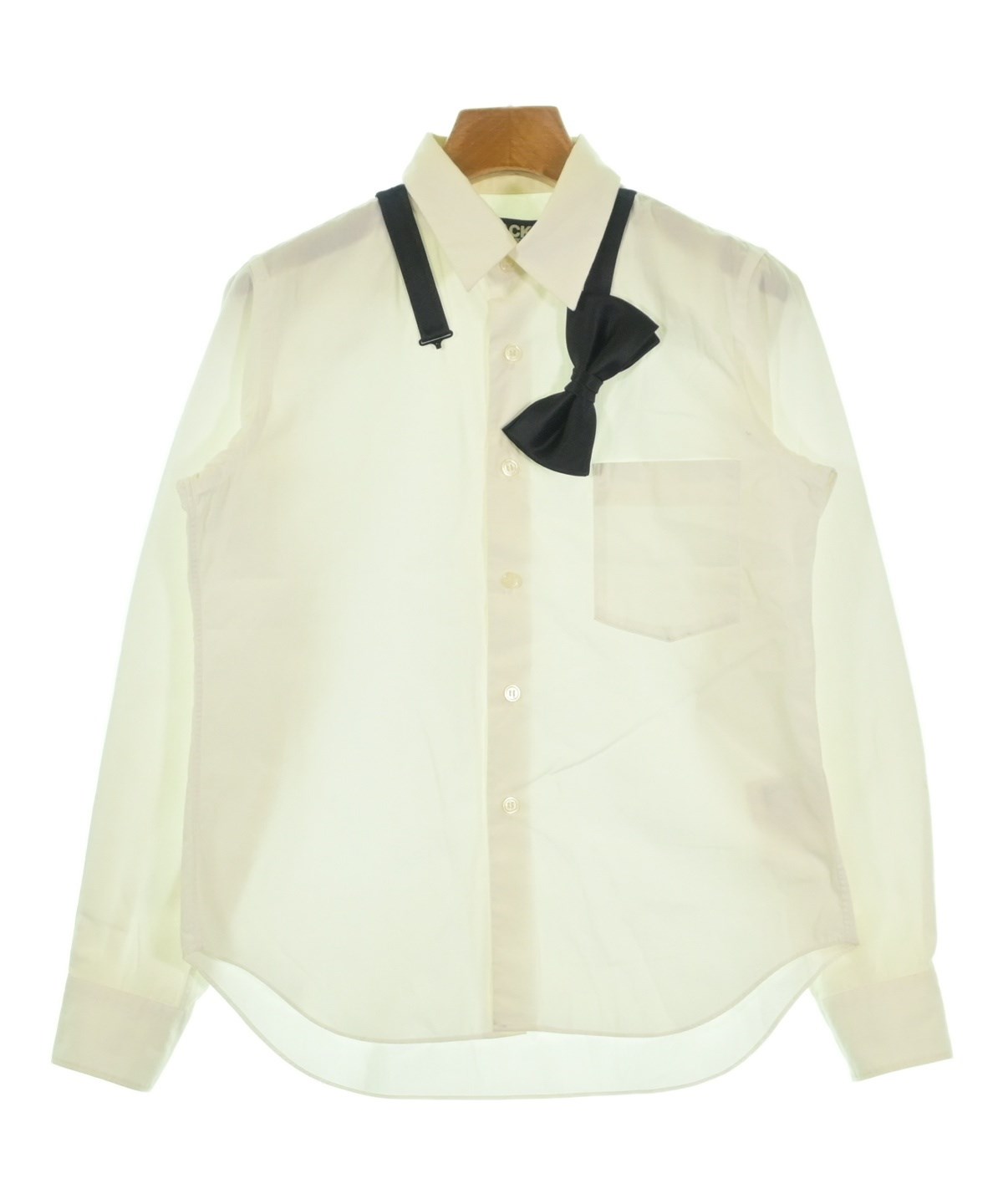 BLACK COMME des GARÇONS XS ホワイトシャツ BLACK COMME des GARÇONS XS ホワイトシャツ Black Comme des