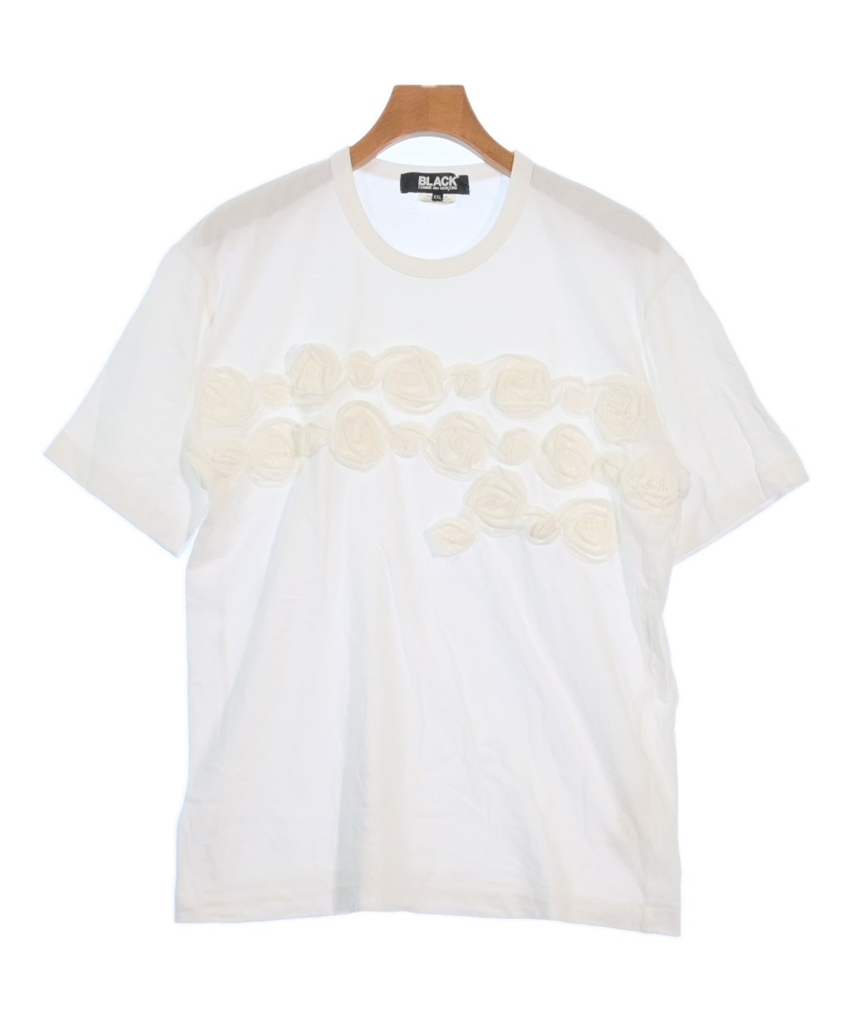 美品✨ブラックコムデギャルソン　18ss ボンテージ　半袖シャツ　白 XS BLACK COMME des GARCONS（ブラックコムデギャルソン）Tシャツ