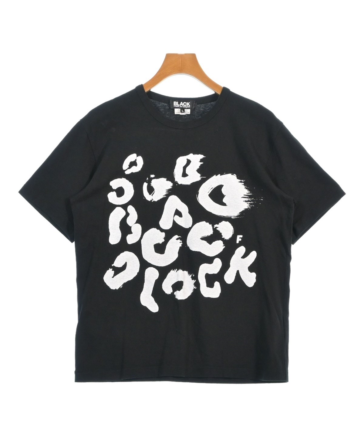 COMME des GARÇONS ブラック Tシャツ Lサイズ BLACK COMME des GARCONS(ブラックコムデギャルソン)Tシャツ