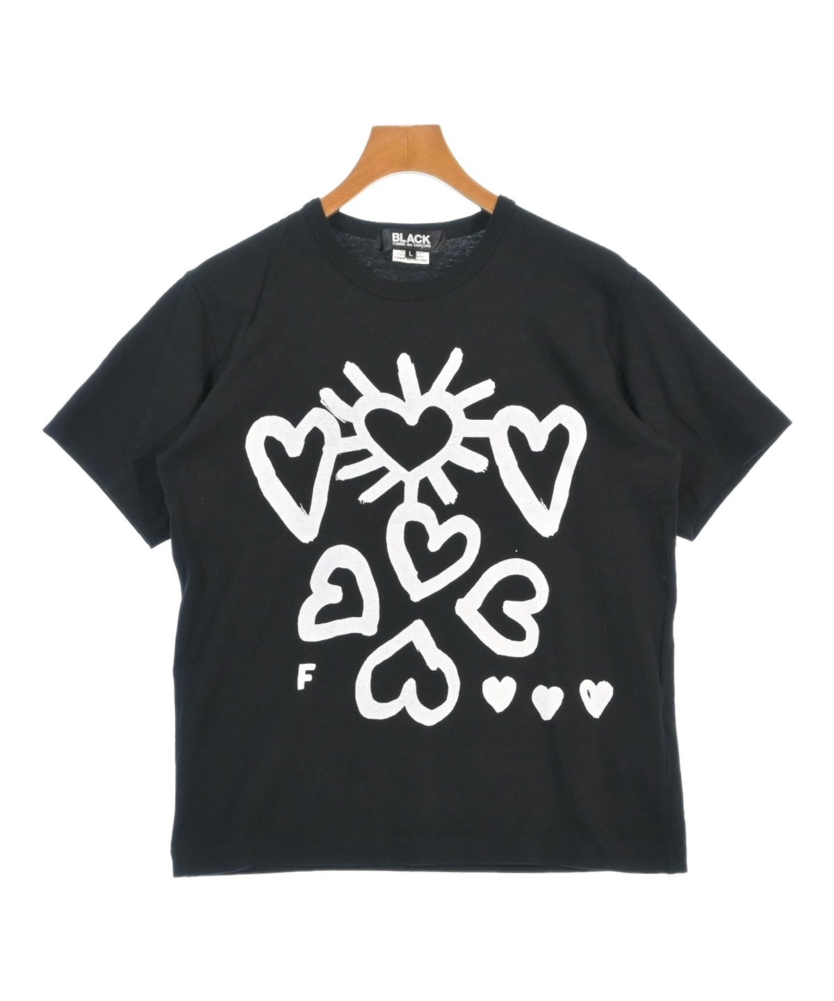 COMME des GARÇONS 半袖Tシャツ カットソー ブラック 黒 BLACK COMME des GARCONS(ブラックコムデギャルソン)Tシャツ