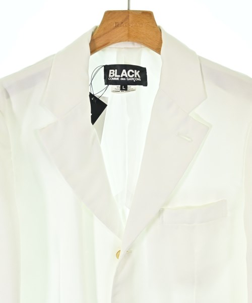 BLACK COMME des GARCONS（ブラックコムデギャルソン）カジュアルジャケット 白 サイズ:L メンズ/2200552475020