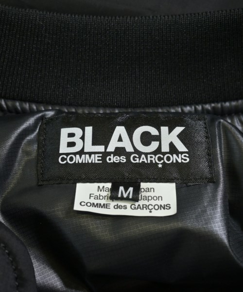 BLACK COMME des GARCONS（ブラックコムデギャルソン）ミリタリーブルゾン 黒 サイズ:M メンズ/2200621597011