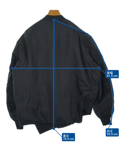 BLACK COMME des GARCONS（ブラックコムデギャルソン）ミリタリーブルゾン 黒 サイズ:M メンズ/2200621597011