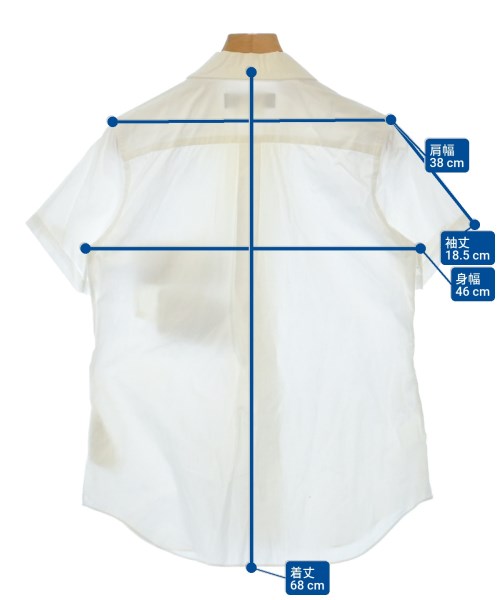 BLACK COMME des GARCONS（ブラックコムデギャルソン）カジュアルシャツ 白 サイズ:S レディース/2200616548288