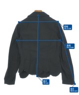 BLACK COMME des GARCONS（ブラックコムデギャルソン）ライダース 黒 サイズ:XS レディース/2200622119045