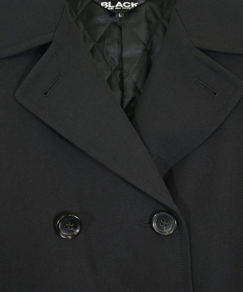 BLACK COMME des GARCONS（ブラックコムデギャルソン）チェスターコート 黒 サイズ:L メンズ/2200622261010