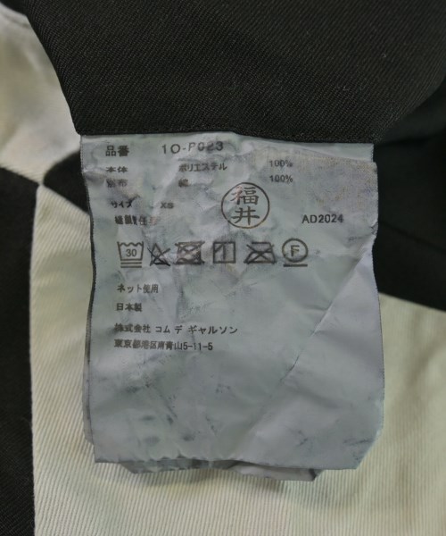 BLACK COMME des GARCONS（ブラックコムデギャルソン）ショートパンツ 黒 サイズ:XS メンズ/2200623113073