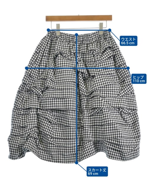 BLACK COMME des GARCONS（ブラックコムデギャルソン）ロング・マキシ丈スカート 黒 サイズ:S レディース/2200623422038