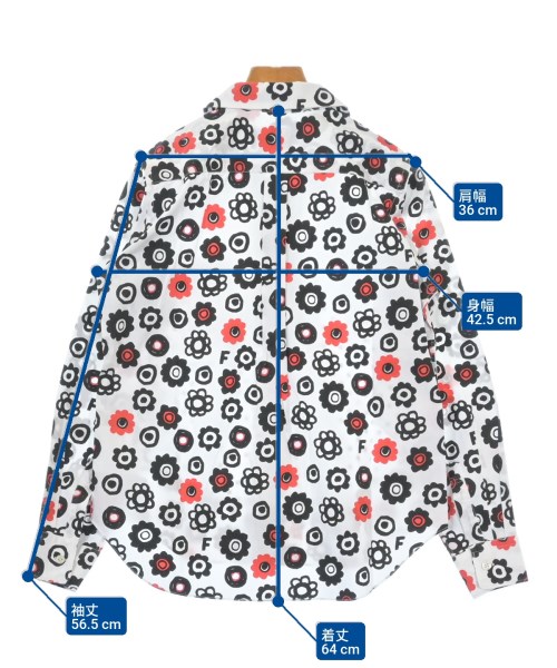 BLACK COMME des GARCONS（ブラックコムデギャルソン）カジュアルシャツ 白 サイズ:XS レディース/2200623850077