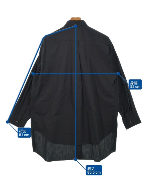 BLACK COMME des GARCONS（ブラックコムデギャルソン）カジュアルシャツ 黒 サイズ:L メンズ/2200623911037