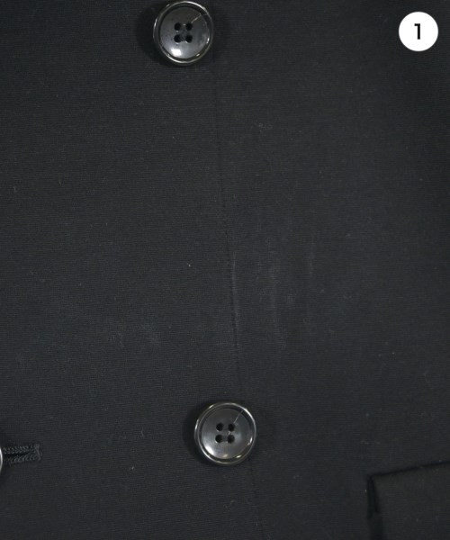 BLACK COMME des GARCONS（ブラックコムデギャルソン）カジュアルジャケット 黒 サイズ:XS レディース/2200623400036