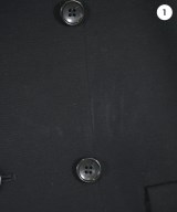 BLACK COMME des GARCONS（ブラックコムデギャルソン）カジュアルジャケット 黒 サイズ:XS レディース/2200623400036