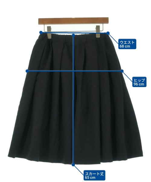 BLACK COMME des GARCONS（ブラックコムデギャルソン）ロング・マキシ丈スカート 黒 サイズ:XS レディース/2200612174047