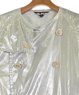 BLACK COMME des GARCONS（ブラックコムデギャルソン）トレンチコート シルバー サイズ:L メンズ/2200625167012