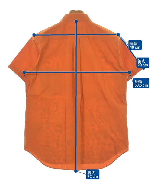 BLACK COMME des GARCONS（ブラックコムデギャルソン）カジュアルシャツ オレンジ サイズ:M メンズ/2200625759019