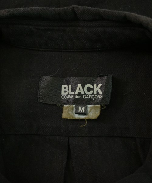 BLACK COMME des GARCONS（ブラックコムデギャルソン）カジュアルシャツ 黒 サイズ:M メンズ/2200626333027
