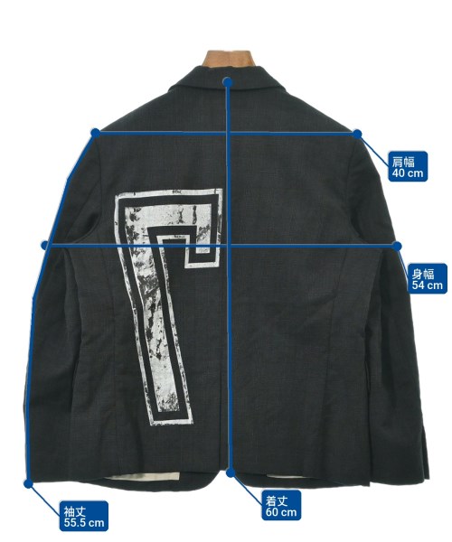 BLACK COMME des GARCONS（ブラックコムデギャルソン）ジャケット グレー サイズ:S レディース/2200630162026