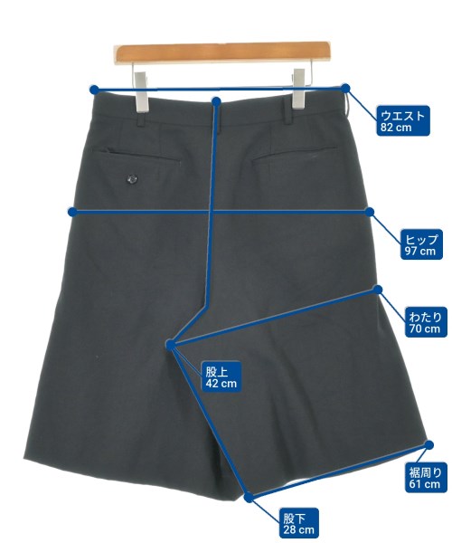 BLACK COMME des GARCONS（ブラックコムデギャルソン）ショートパンツ 黒 サイズ:L メンズ/2200630334010