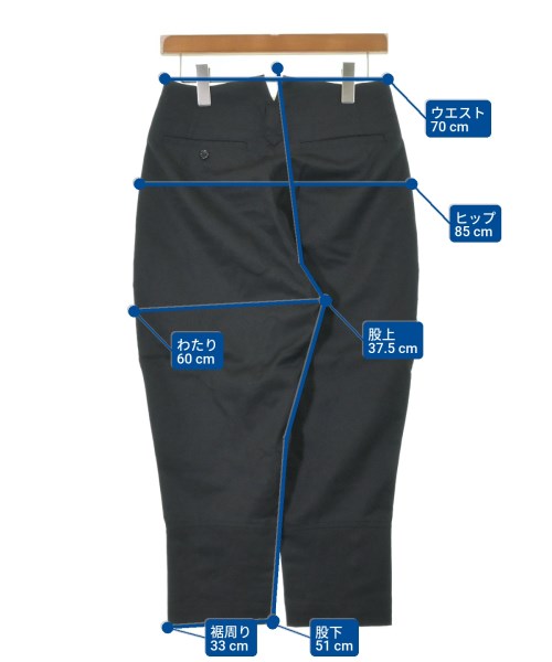 BLACK COMME des GARCONS（ブラックコムデギャルソン）スラックス 黒 サイズ:S レディース/2200632898480