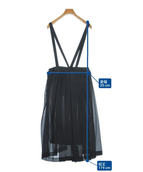 BLACK COMME des GARCONS（ブラックコムデギャルソン）ワンピース 黒 サイズ:XS レディース/2200611245014