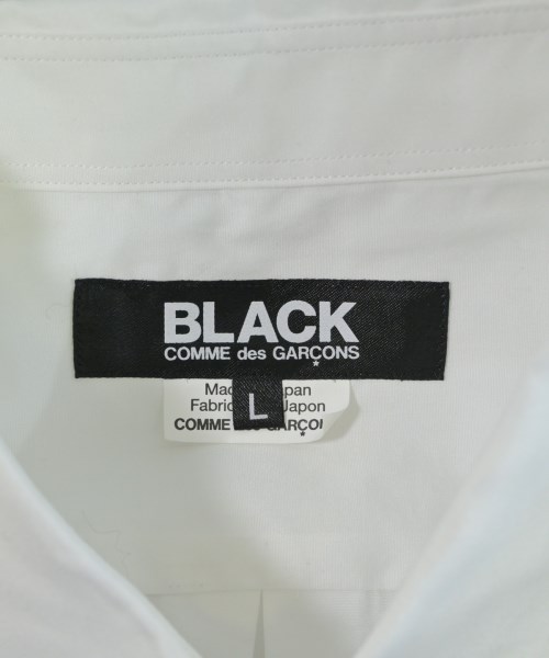 BLACK COMME des GARCONS（ブラックコムデギャルソン）カジュアルシャツ 白 サイズ:L メンズ/2200611705419