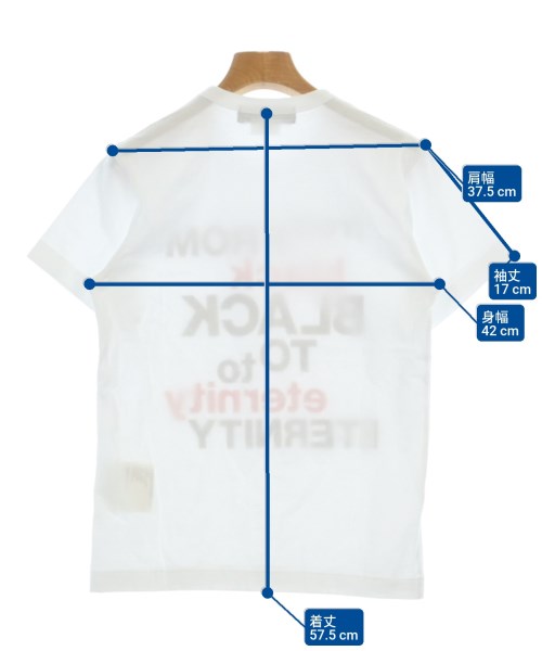 BLACK COMME des GARCONS（ブラックコムデギャルソン）Tシャツ・カットソー 白 サイズ:XS レディース/2200612073029